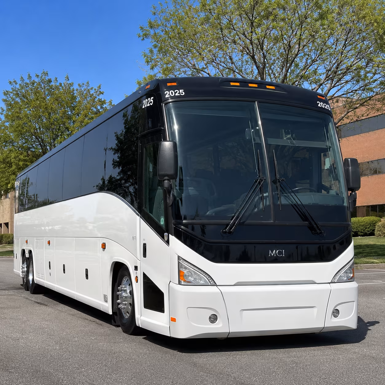casino resort and corporate entertainment buses across the red river