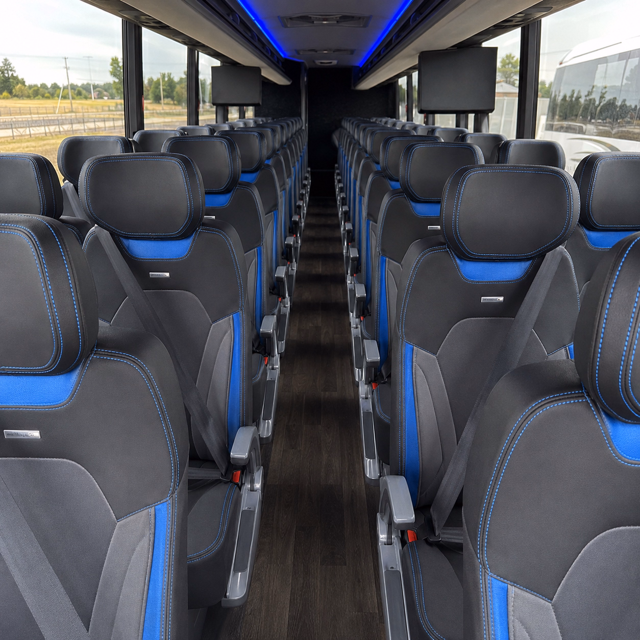 shreveport charter bus rental inside